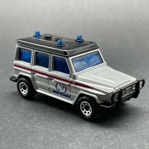 Matchbox Mercedes-Benz 280 GE Marine Research Vehicle Silver Diecast 1/64 Loose